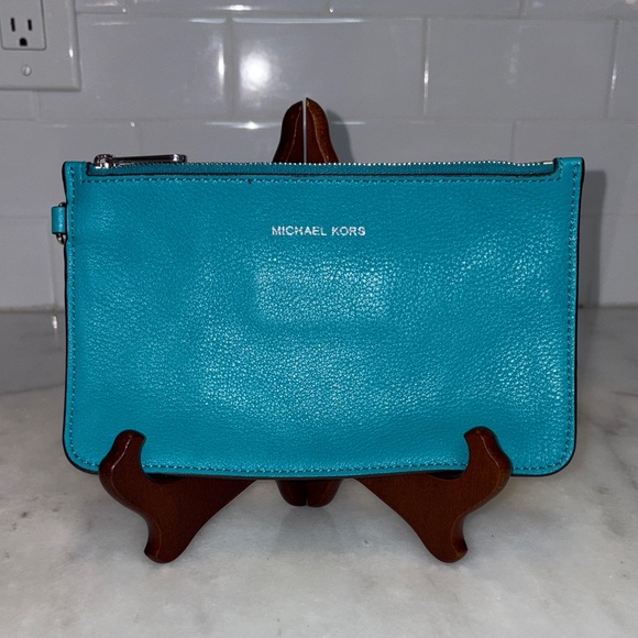 Michael Kors Colorful Pebbled Leather Clutch - Picture 1 of 15